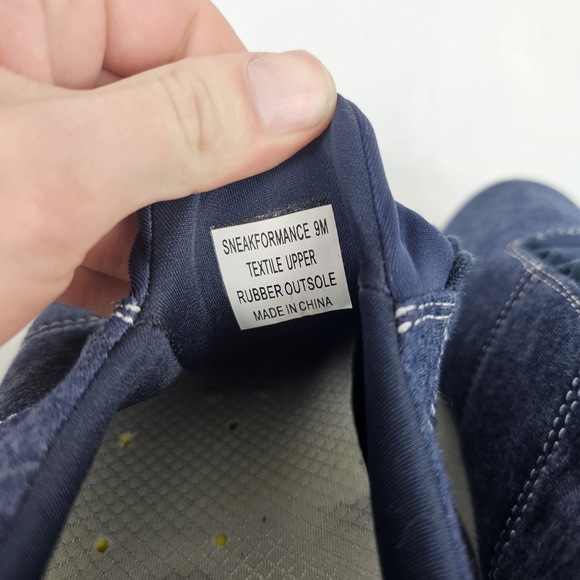 Johnnie-O Mens Sneakformance 2.0 Blue Casual Athletic Shoes Mens Size 9M - Picture 9 of 9